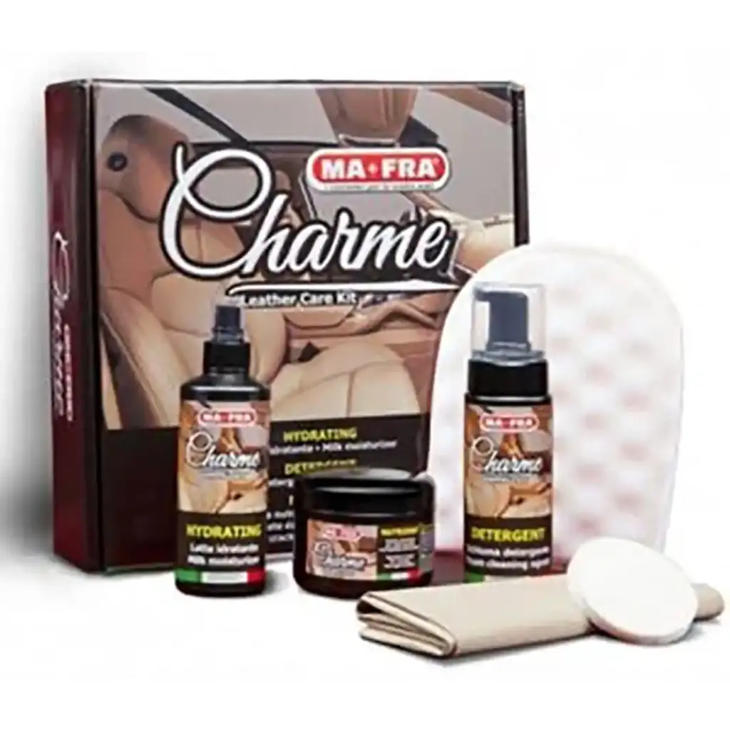 Mafra Leather Cleaning Conditioning Kit – Leather Care for Professional Interior Care (250 ml )
